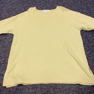 Green Ribbed Tee sz. XL